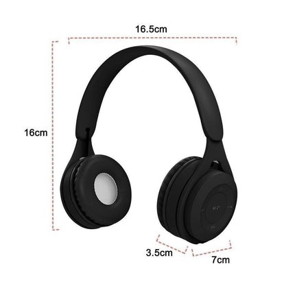 Bluetooth Over Ear Headphones - Soft Earmuffs - Built-in Mic Bluetooth 5.0
