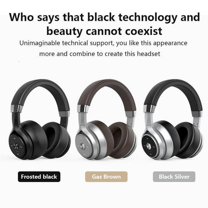Active Noise Cancelling Bluetooth Headphones Over Ear with Microphone