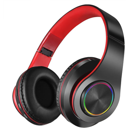 Bluetooth Over Ear Headphones - Stereo Bass - Soft Earmuffs with Built-in Mic for Gym/Office