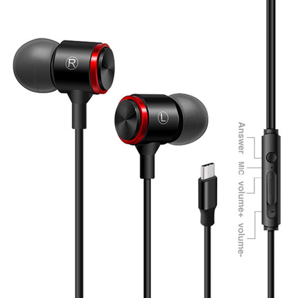 In-Ear Headphones - Type-C Connection - Wired Earphones with Mic and Noise Isolating Sound
