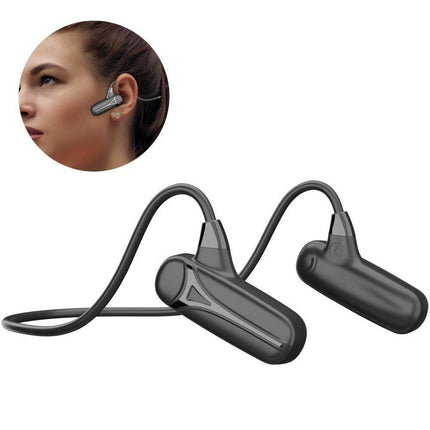 Bone Conduction Headphones - Open Ear - Waterproof Bluetooth 5.0 Headset with Mic