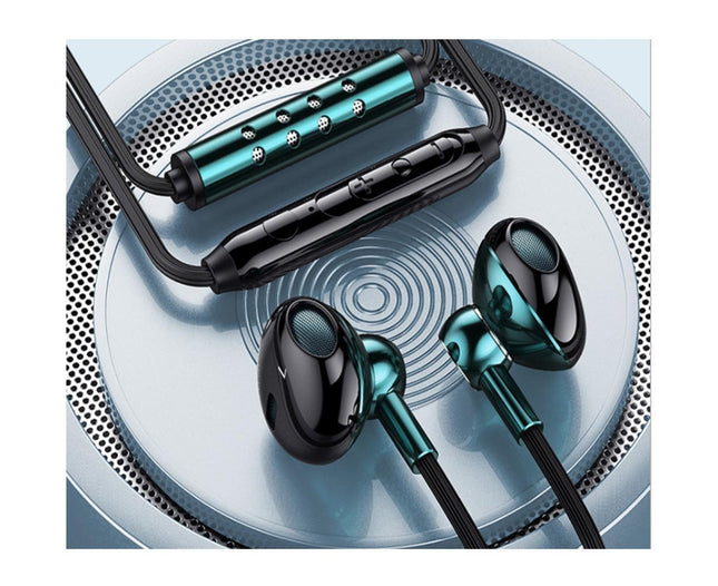 Wired Earbuds with Microphone High-resolution Audio Headphones V1263-JX-998