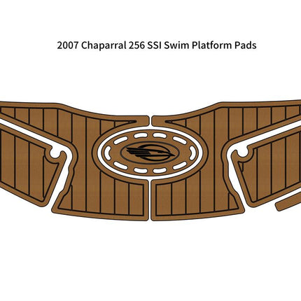 2007 Chaparral 256 SSI Swim Platform Pad Boat EVA Foam Teak Deck Floor Pad Mat SeaDek MarineMat Gatorstep Style Self Adhesive