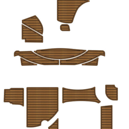 1999 Maxum 3000 SCR Swim Platform Cockpit Pad Boat EVA Faux Foam Teak Deck Floor SeaDek MarineMat Gatorstep Style Self Adhesive