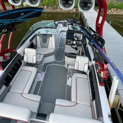 2008 Nautique Super Air 230 Swim Platform Cockpit Boat EVA Foam Teak Floor Pad SeaDek MarineMat Gatorstep Style Self Adhesive