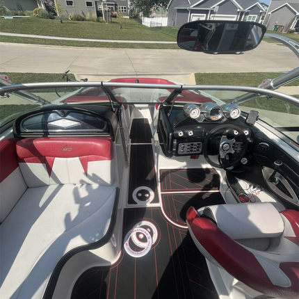 2004-2011 Mastercraft X Star Cockpit Pad Boat EVA Foam Faux Teak Deck Floor Mat SeaDek MarineMat Gatorstep Style Self Adhesive