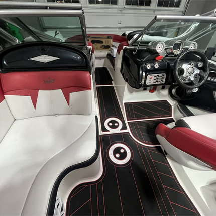 2004-2011 Mastercraft X Star Cockpit Pad Boat EVA Foam Faux Teak Deck Floor Mat SeaDek MarineMat Gatorstep Style Self Adhesive