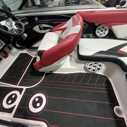2004-2011 Mastercraft X Star Cockpit Pad Boat EVA Foam Faux Teak Deck Floor Mat SeaDek MarineMat Gatorstep Style Self Adhesive