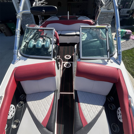 2004-2011 Mastercraft X Star Cockpit Pad Boat EVA Foam Faux Teak Deck Floor Mat SeaDek MarineMat Gatorstep Style Self Adhesive