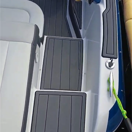 2016 Regal 1900 ES Swim Platform Cockpit Pad Boat EVA Foam Faux Teak Deck Floor Mat Seadek MarineMat Gatorstep Style Self Adhesive
