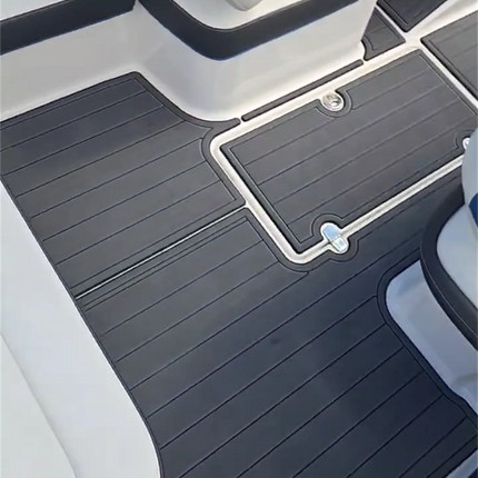 2016 Regal 1900 ES Swim Platform Cockpit Pad Boat EVA Foam Faux Teak Deck Floor Mat Seadek MarineMat Gatorstep Style Self Adhesive