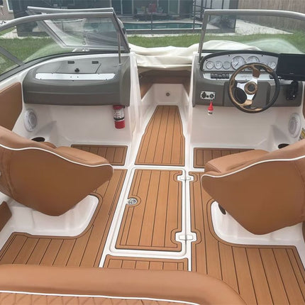 2001 Regal 1900 LE Swim Platform Cockpit Pad Boat EVA Foam Teak Deck Floor Mat SeaDek MarineMat Style Self Adhesive