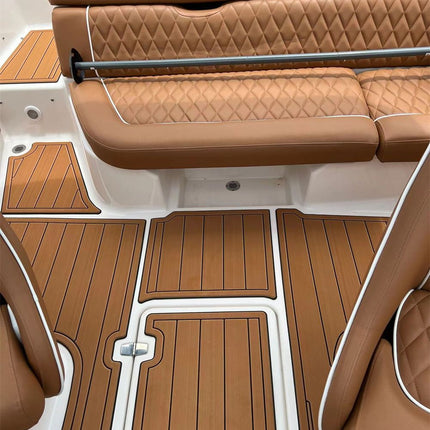 2001 Regal 1900 LE Swim Platform Cockpit Pad Boat EVA Foam Teak Deck Floor Mat SeaDek MarineMat Style Self Adhesive