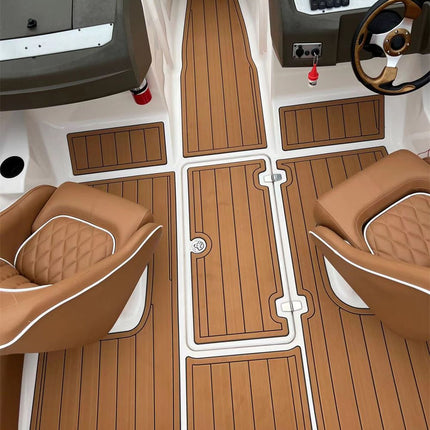 2001 Regal 1900 LE Swim Platform Cockpit Pad Boat EVA Foam Teak Deck Floor Mat SeaDek MarineMat Style Self Adhesive