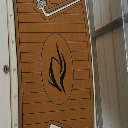 2009 Rinker 246 Swim Platform Step Pad Boat EVA Foam Faux Teak Deck Floor Mat SeaDek MarineMat Gatorstep Style Self Adhesive