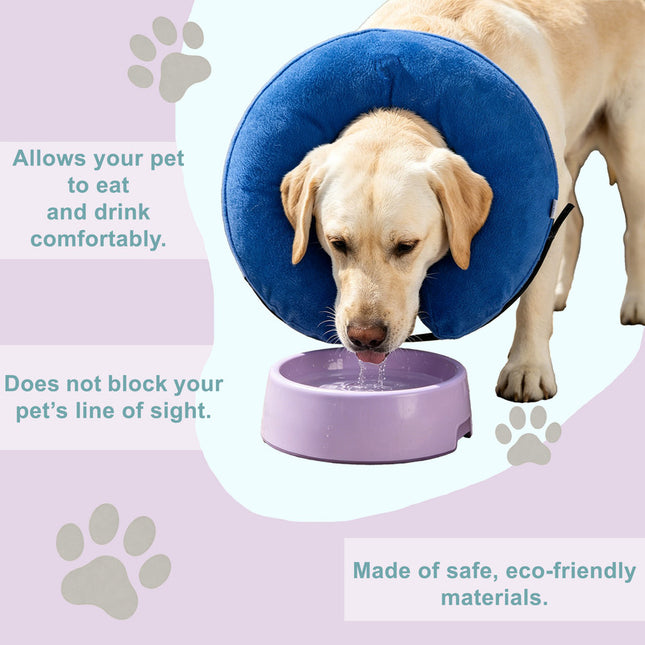 Inflatable Dog Cone Collar Alternative Soft Dog Cone for Small Medium Large Dogs and Cats Neck Recovery – product detail