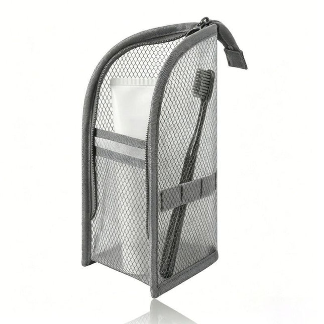 Stand-Up Breathable Mesh Toiletry Organizer Multifunctional Waterproof Travel Cosmetic Bag Travel Cosmetic