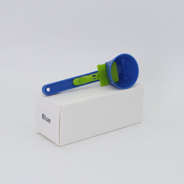 Leak-proof coffee scoop Sliding coffee funnel scoop with measurements bar tool 1pc V1265-JD-01