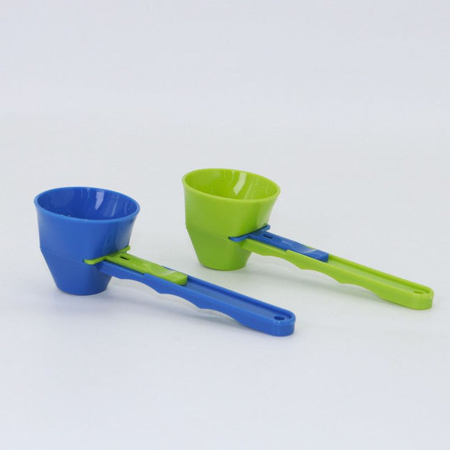 Leak-proof coffee scoop Sliding coffee funnel scoop with measurements bar tool 1pc – product detail