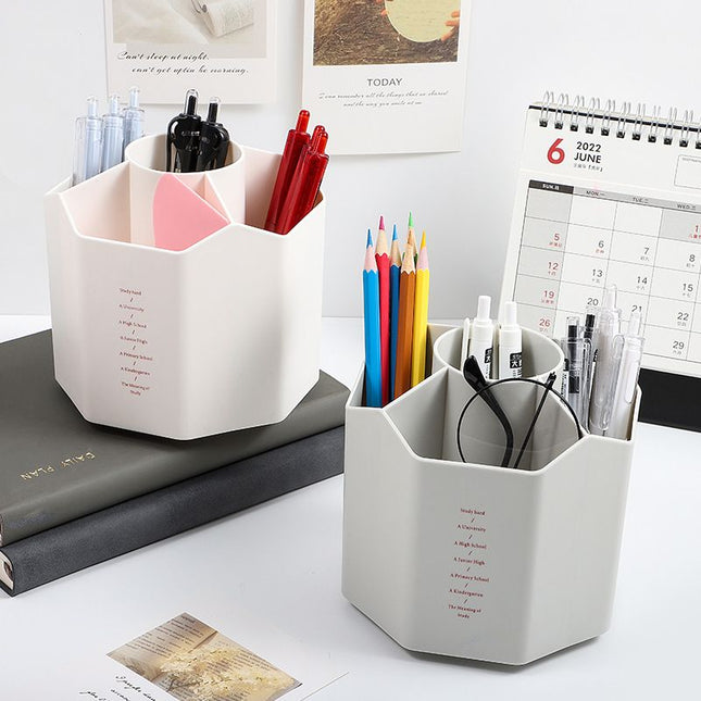 1pc 360-Degree Spinning Organizers Desktop Storage Stationery Supplies for Office School Art Supply Kids – product detail