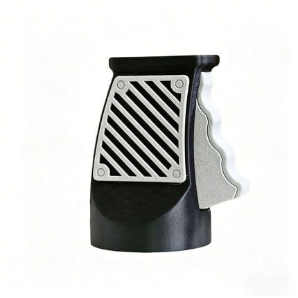 3D printed desktop ornament of a one-handed can opener, for beverages.Black