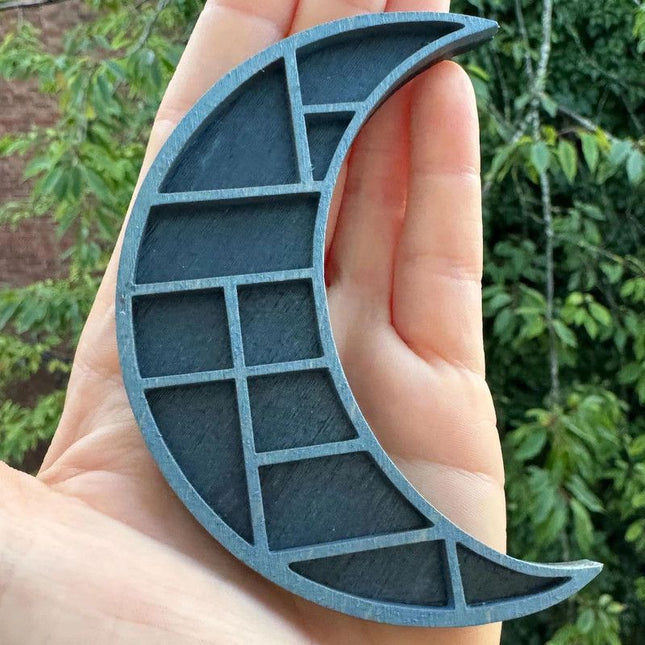 Wooden display stand for mini curiosities Moon V1265-YY-56