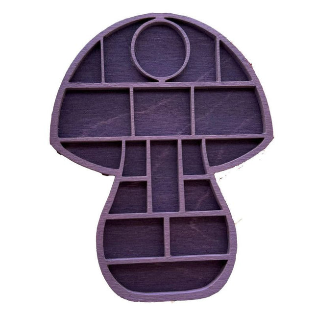 Wooden display stand for mini curiosities Mushroom V1265-YY-59
