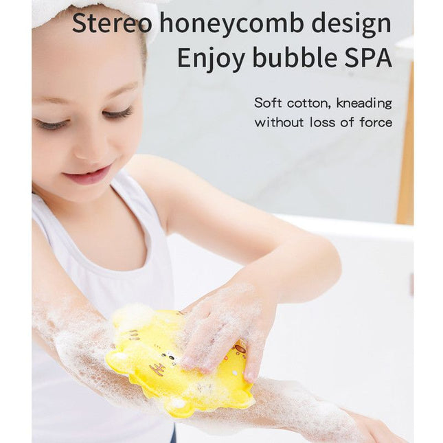 Children's bath cotton cartoon bath flower bath ball – product detail