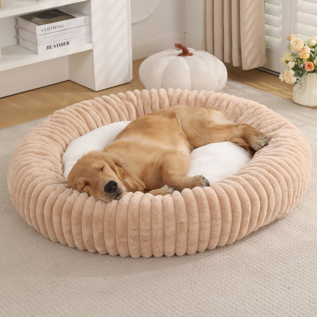 Round Warm Pet Nest Soft Circular Kennel Deep Sleep Winter Bed for Small Medium Pets – product detail