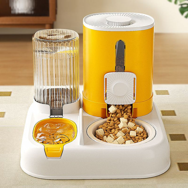 Ceramic Automatic Pet Feeder Double Water Bowl – product detail