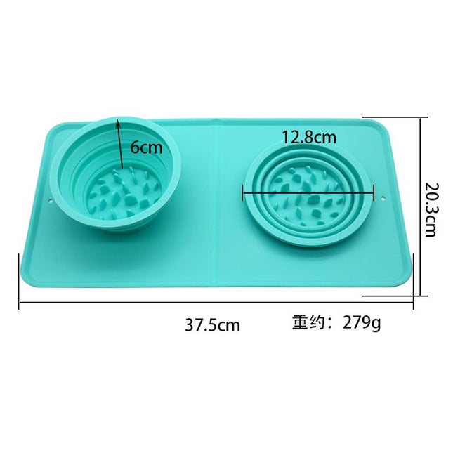 Non Slip Silicone Slow Feeder Bowl for Cat Dog – product detail
