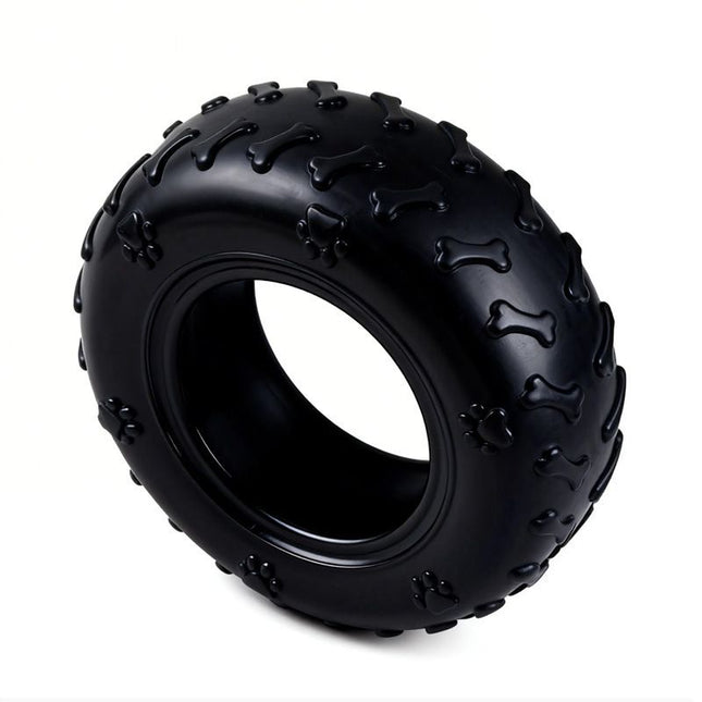 Durable Rubber Tire Dog Toy Indestructible Chew Stick for Medium Large Dogs V1289-PET-TOY-001