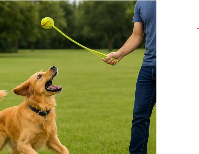 Dog Ball Launcher Outdoor Interactive Tennis Ball Thrower for Pets – product detail