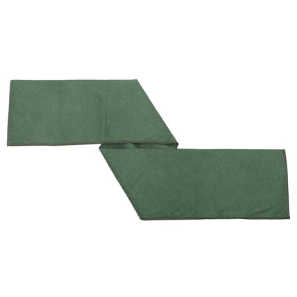 4PCS Water Activated Flood Barriers Non Woven Fabric Reusable Sandless Water Barrier Flood Bag for Rainy Season Green