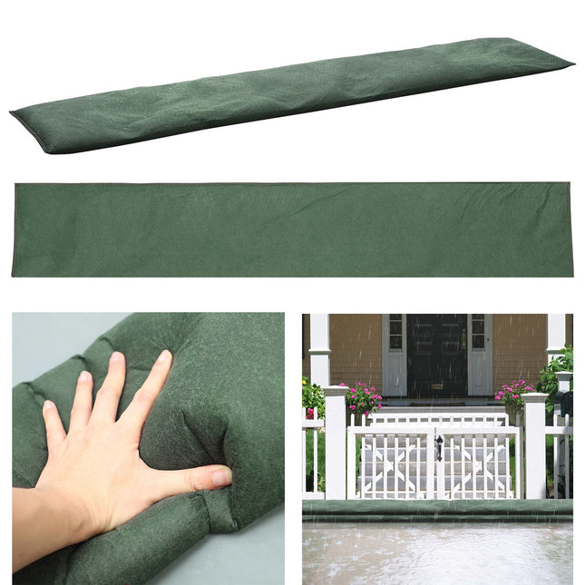 5PCS Water Activated Flood Barriers Non Woven Fabric Reusable Sandless Water Barrier Flood Bag for Rainy