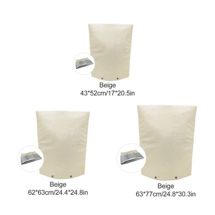 Backflow Insulation Preventer Cover Aluminum Foil Winter Water Faucet Freezing Protection Cover 43x52cm