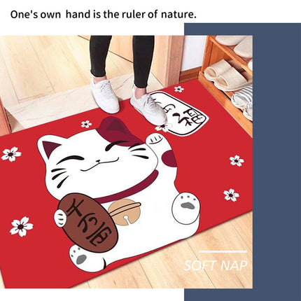 Kitchen Mat Floor Mat Rug Doormat 60x90cm Home Decoration Cat Pattern for Office Hotel