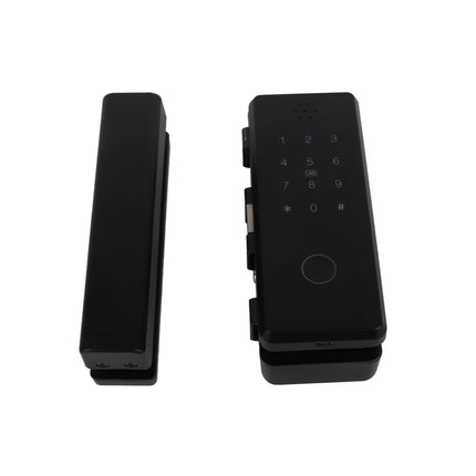 Electronic Glass Door Lock Fingerprint Keyless Entry Electronic Antitheft for Home Office