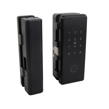 Electronic Glass Door Lock Fingerprint Keyless Entry Electronic Antitheft for Home Office