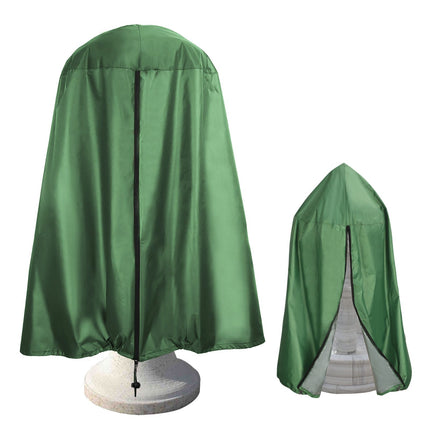 Garden Fountain Statue Protective Cover Silver Coated Oxford Cloth Waterproof Windproof Fountain Protector