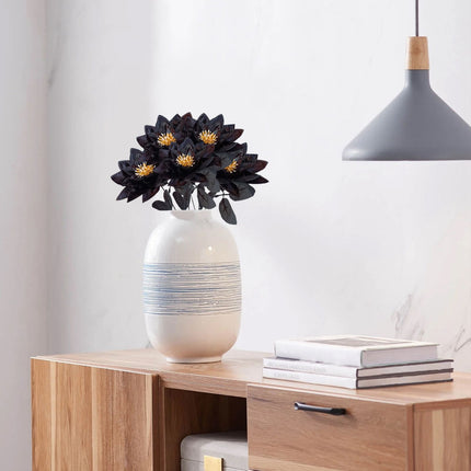 Artificial Lotus Fake Flower Bedroom Decoration Multifunctional Weddings Flower Decoration