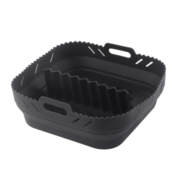 Square Air Fryer Silicone Baking Pan with Silicone Mat Air Fryer Pan V1294-YM221014LD02-2-0421