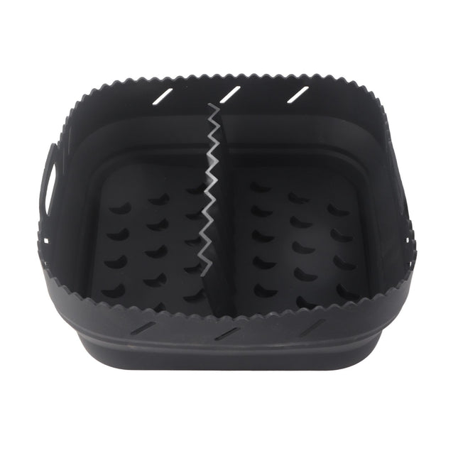 Square Air Fryer Silicone Baking Pan with Silicone Mat Air Fryer Pan – product detail