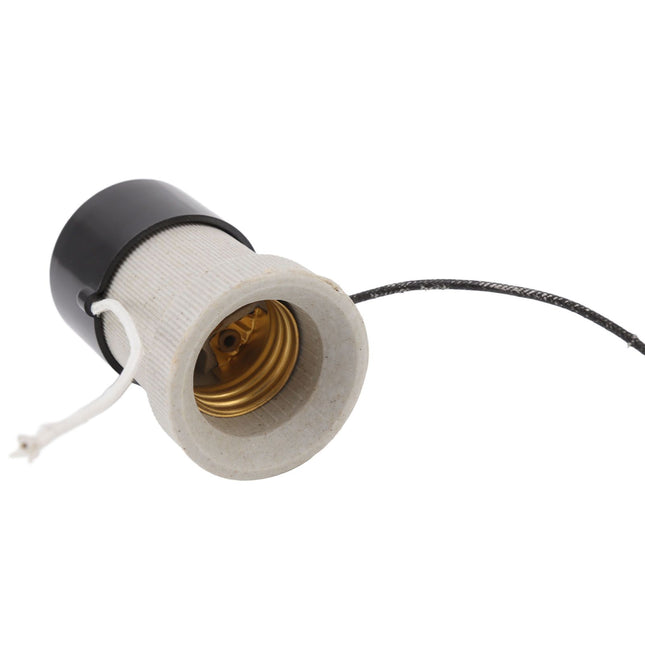 E27 Porcelain Lamp Holder Waterproof 2 Levels Adjustable Temp Heat Insulation Small Tee Heat Light Socket – product detail