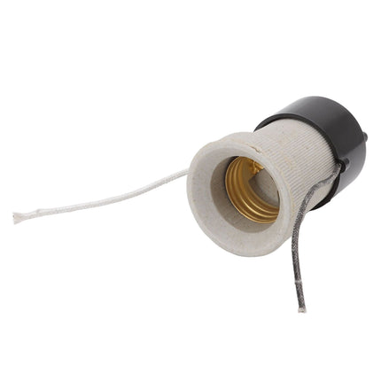 E27 Porcelain Lamp Holder Waterproof 2 Levels Adjustable Temp Heat Insulation Small Tee Heat Light Socket