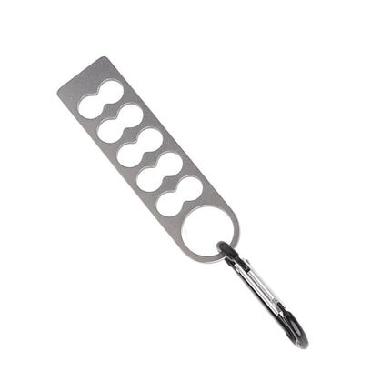 Tent Peg Organizer with Buckle 304 Stainless Steel Camping Nail Holder Tent Stakes Storage Rack