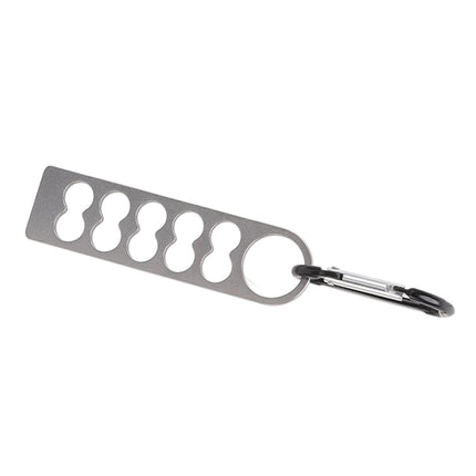 Tent Peg Organizer with Buckle 304 Stainless Steel Camping Nail Holder Tent Stakes Storage Rack