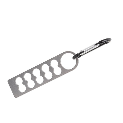 Tent Peg Organizer with Buckle 304 Stainless Steel Camping Nail Holder Tent Stakes Storage Rack
