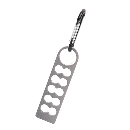 Tent Peg Organizer with Buckle 304 Stainless Steel Camping Nail Holder Tent Stakes Storage Rack