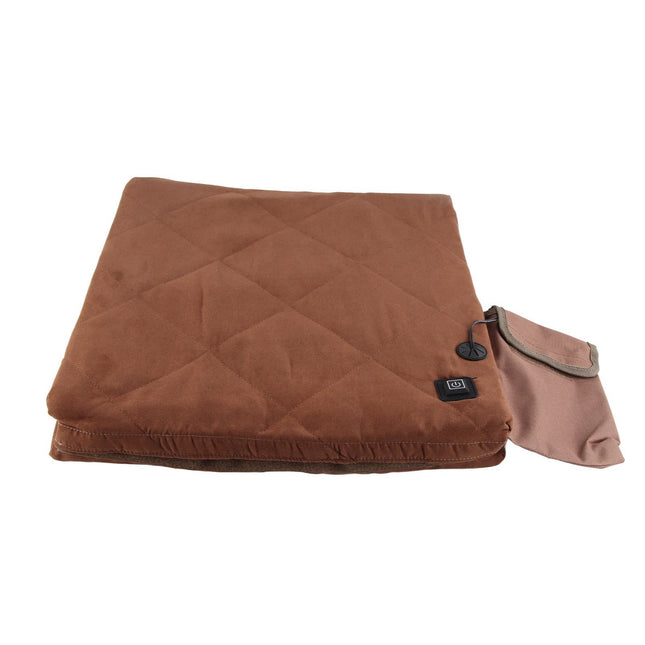 Electric Heating Seat Cushion Foldable Stadium Seats Heated Cover Pads with Backrest for Camping Fishing – product detail
